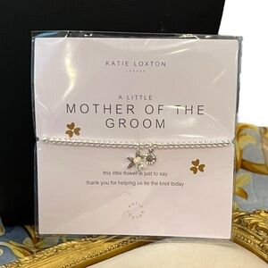 NEW Katie Loxton London A Little MOTHER OF THE GROOM Necklace Silver Wedding‎